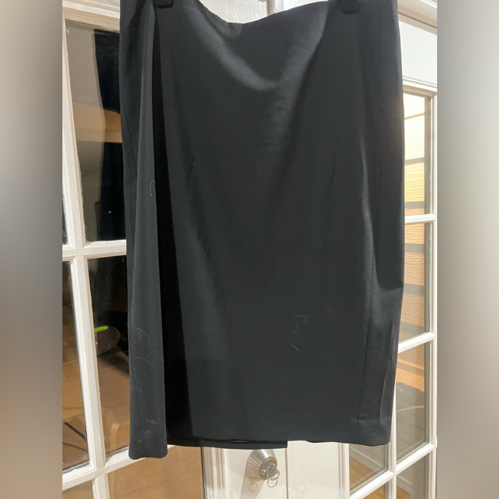 Theory, black, straight skirt